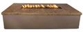 Entertainer Outdoor Fire Pit Table with Fire Glass – Modern Patio Fire Pit for Outdoor Heating