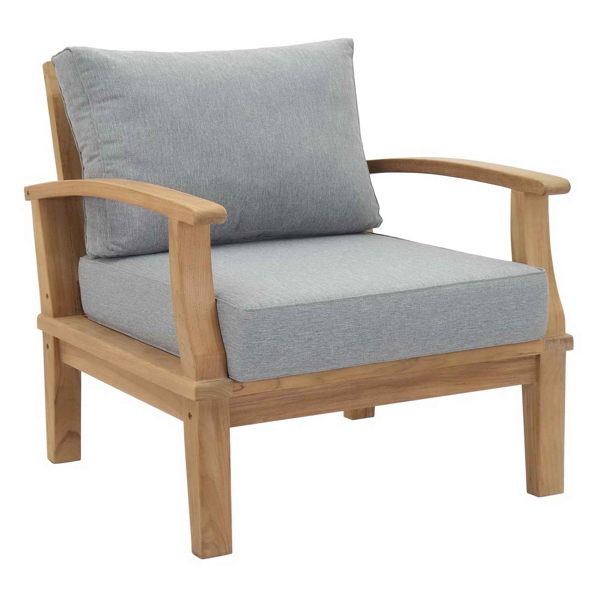 Modway Outdoor Lounge Set - Marina 9-Piece Teak Collection by Modway