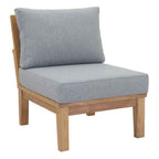 Modway Outdoor Lounge Set - Marina 9-Piece Teak Collection by Modway