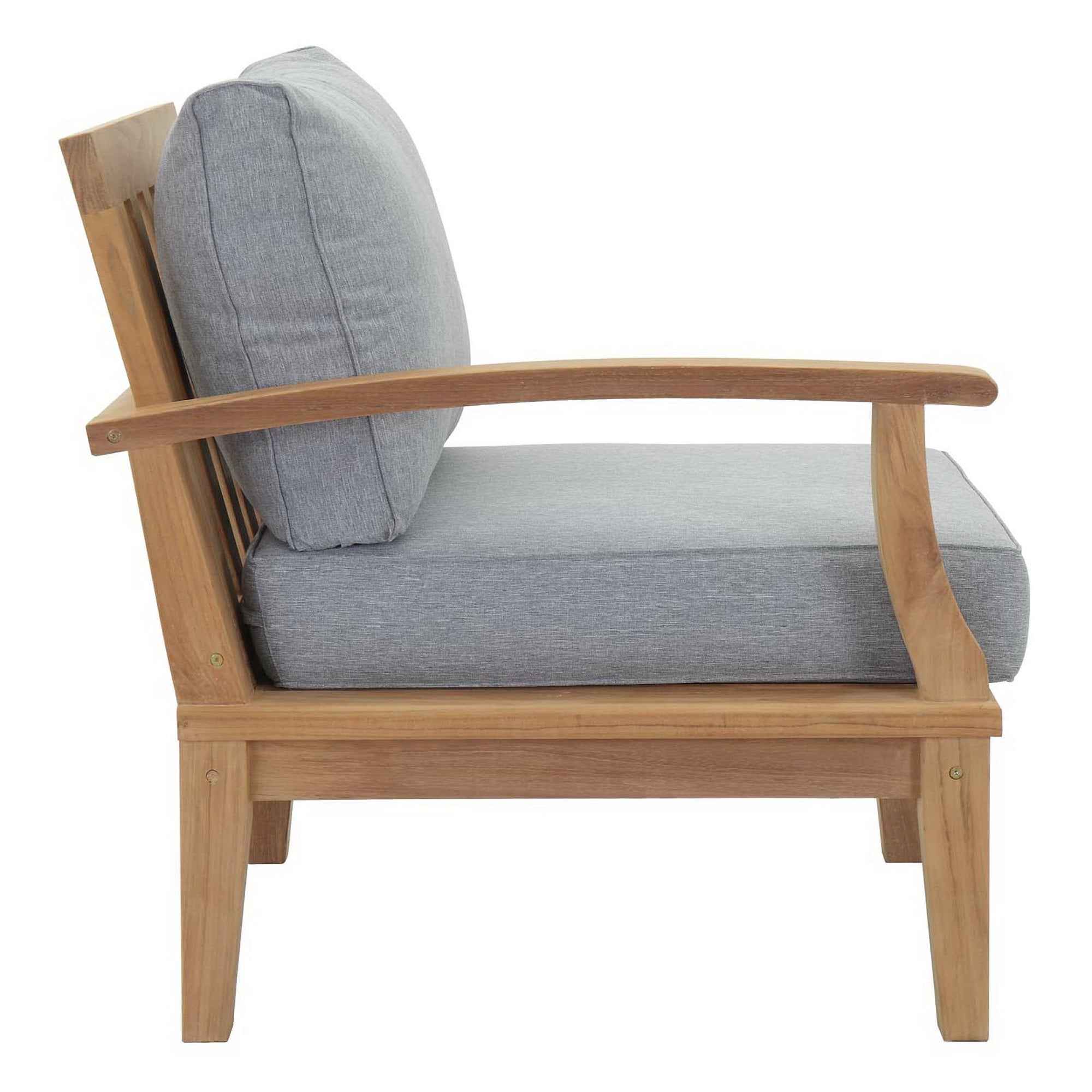 Modway Outdoor Lounge Set - Marina 9-Piece Teak Collection by Modway