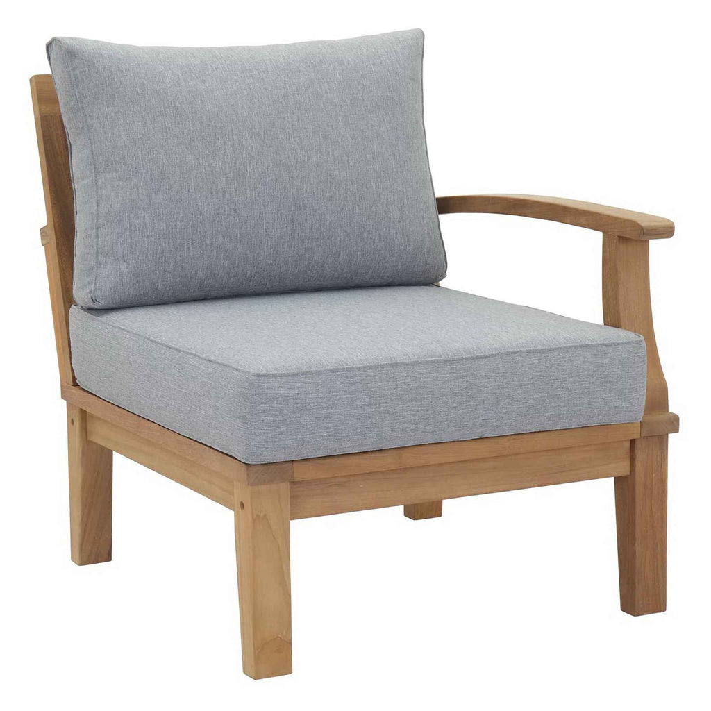 Modway Outdoor Lounge Set - Marina 9-Piece Teak Collection by Modway