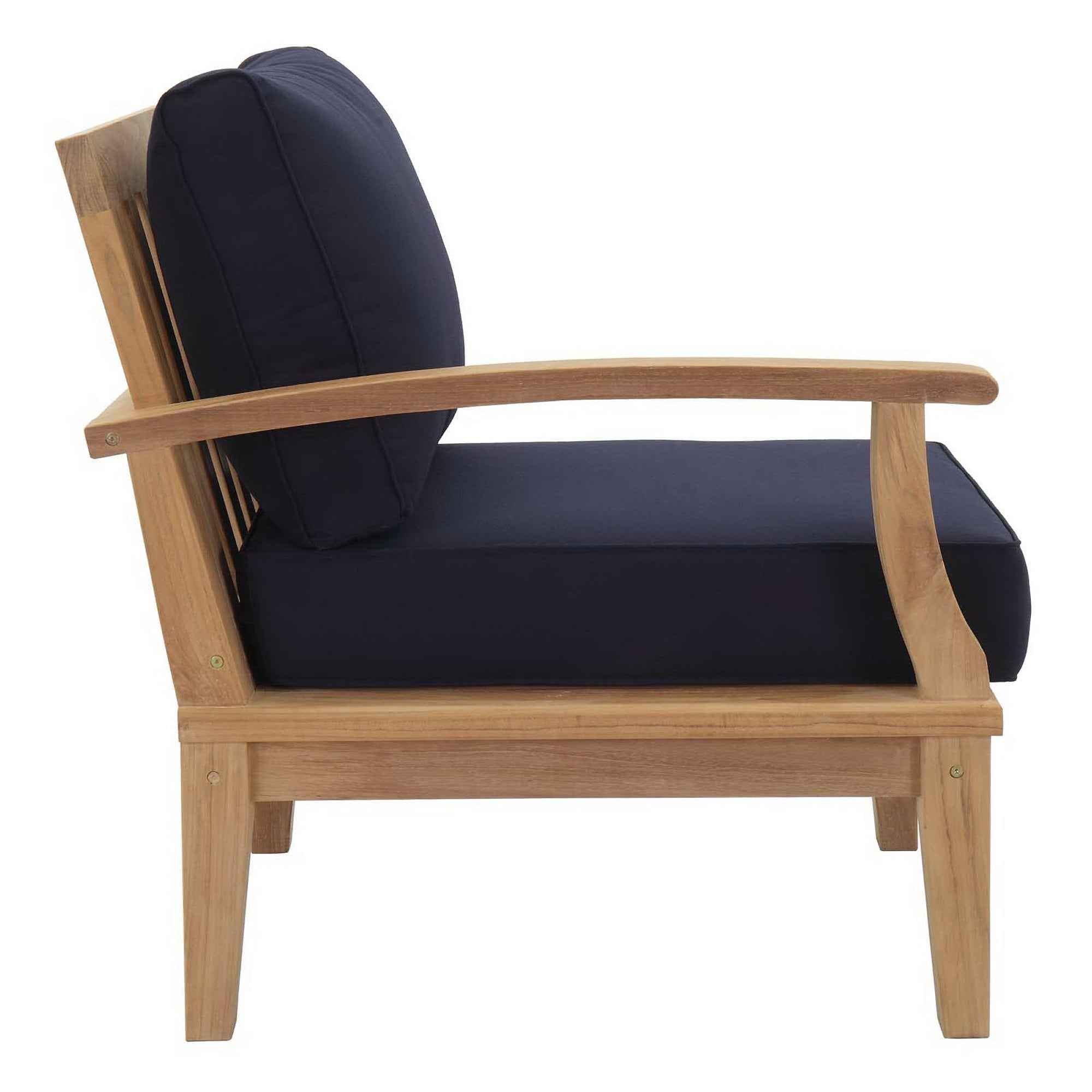 Modway Outdoor Lounge Set - Marina 9-Piece Teak Collection by Modway