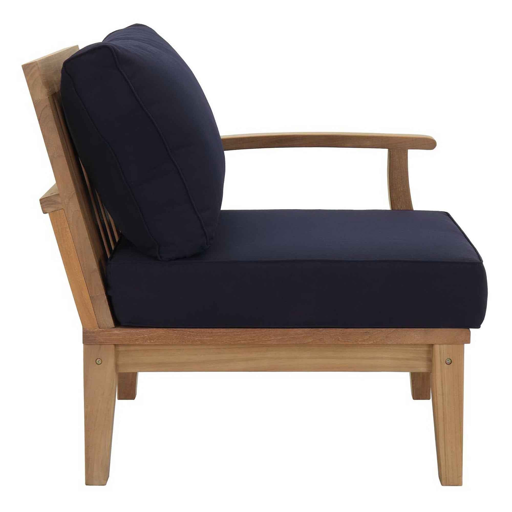 Modway Outdoor Lounge Set - Marina 9-Piece Teak Collection by Modway