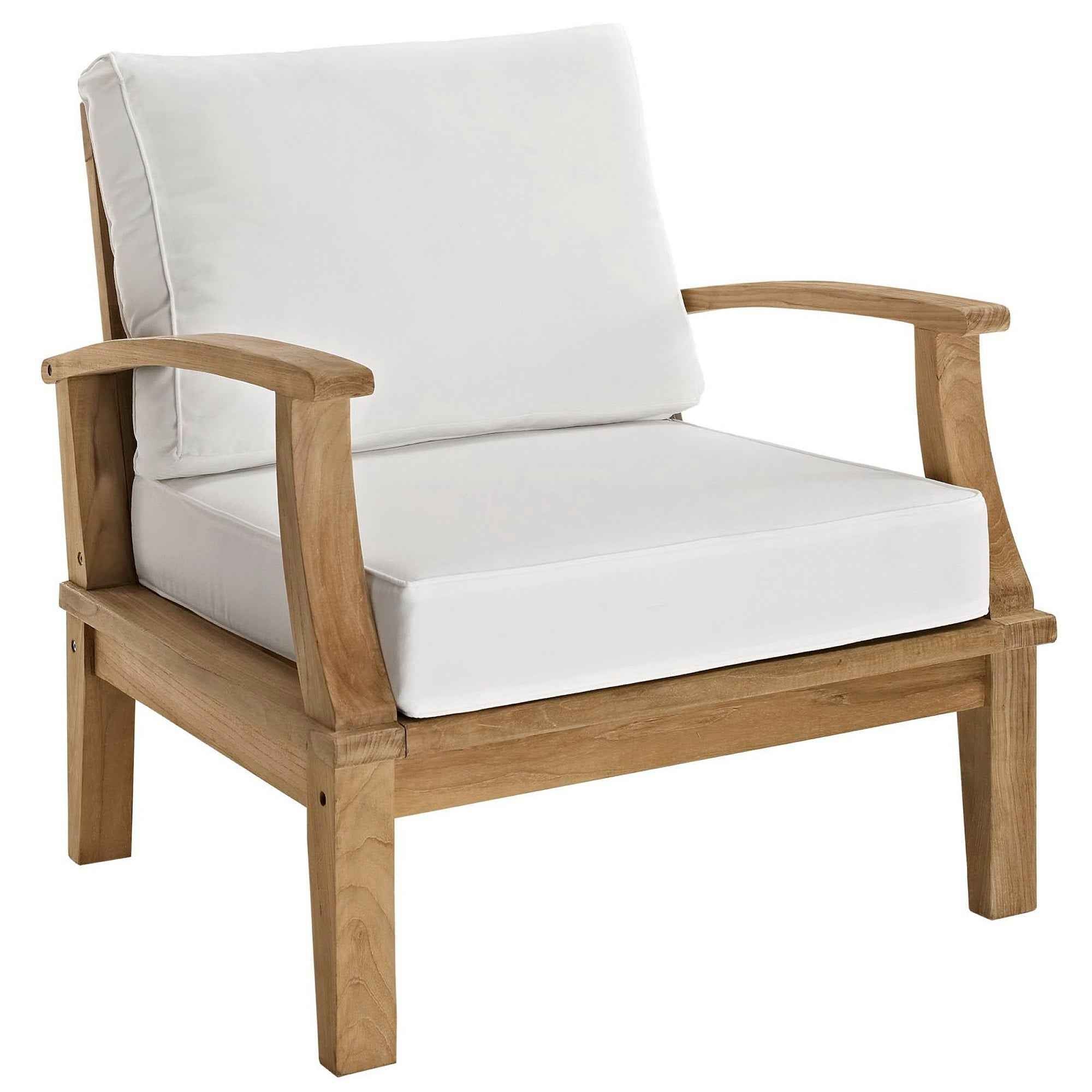 Modway Outdoor Lounge Set - Marina 9-Piece Teak Collection by Modway