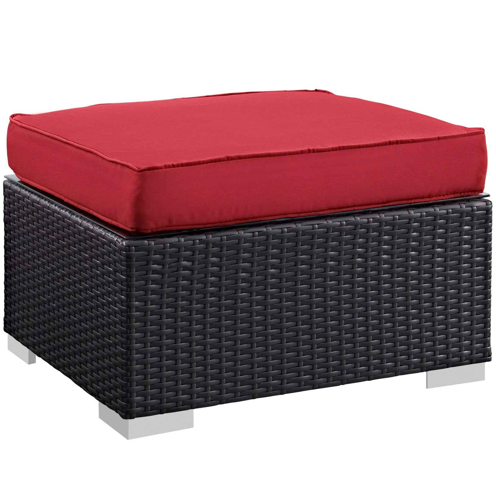 Modway Convene 5-Piece Outdoor Sectional Set – Patio Furniture with Cushions