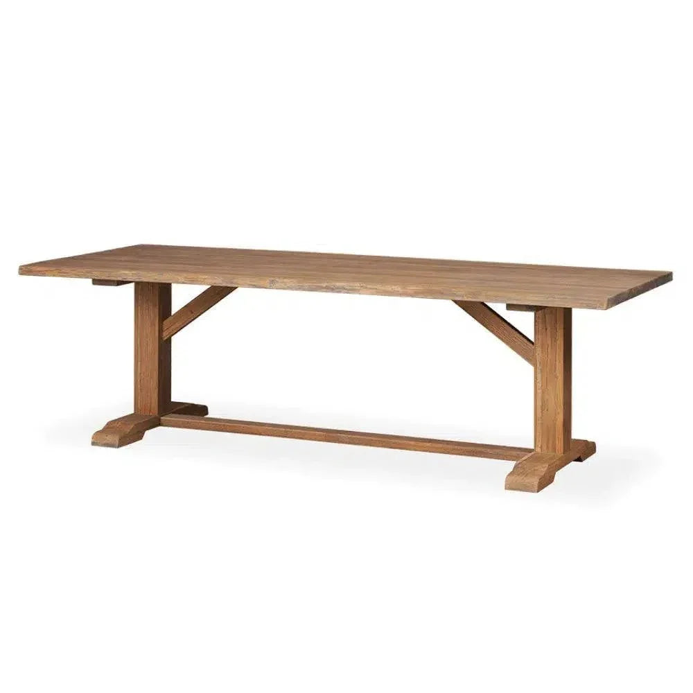 Mackinac Wicker & Teak Outdoor Dining Set for 8 – Handmade Patio Furniture by Lloyd Flanders