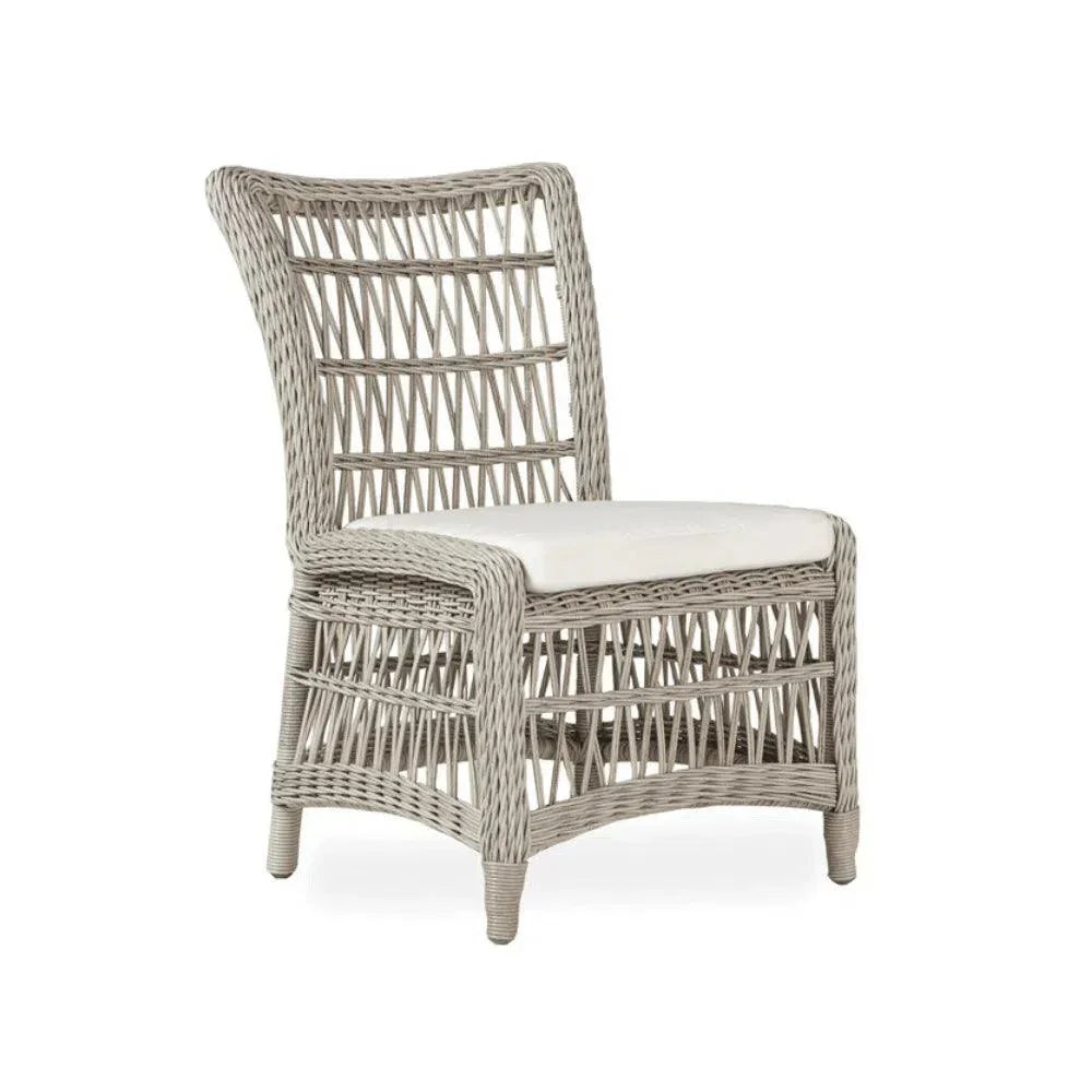 Mackinac Wicker & Teak Outdoor Dining Set for 8 – Handmade Patio Furniture by Lloyd Flanders