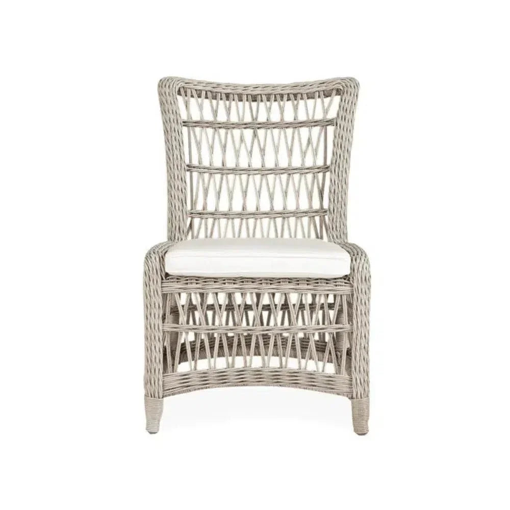 Mackinac Wicker & Teak Outdoor Dining Set for 8 – Handmade Patio Furniture by Lloyd Flanders