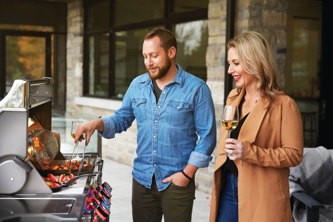 Napoleon Patio Elegance Grill Prestige PRO 500 RSIB Gas Grill with Infrared Side and Rear Burners