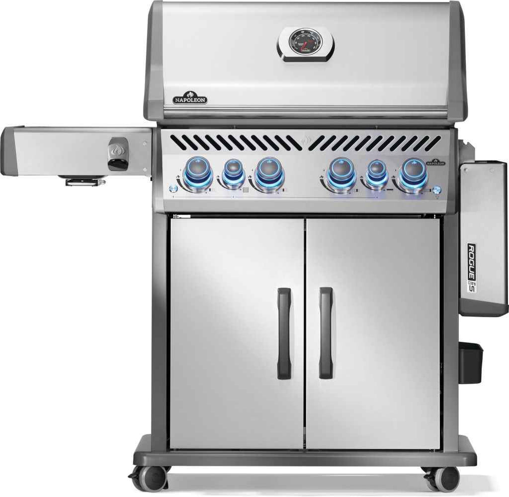 Napoleon Patio Elegance Gas Grill Rogue PRO‑S 525 RSIB with Infrared Side and Rear Burners