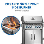 Napoleon Patio Elegance Gas Grill Rogue PRO‑S 525 RSIB with Infrared Side and Rear Burners