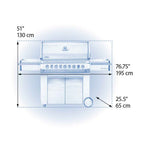 Napoleon Patio Elegance Gas Grill Prestige PRO 665 RSIB with Infrared Side and Rear Burners